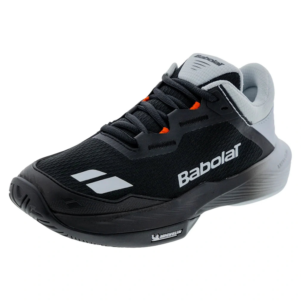 Men's SFX4 All Court Tennis Shoes Black and Illusion Blue-Footwear-Babolat-Black/Illusion Blue-6.5, [current_file_name-Tennis Express