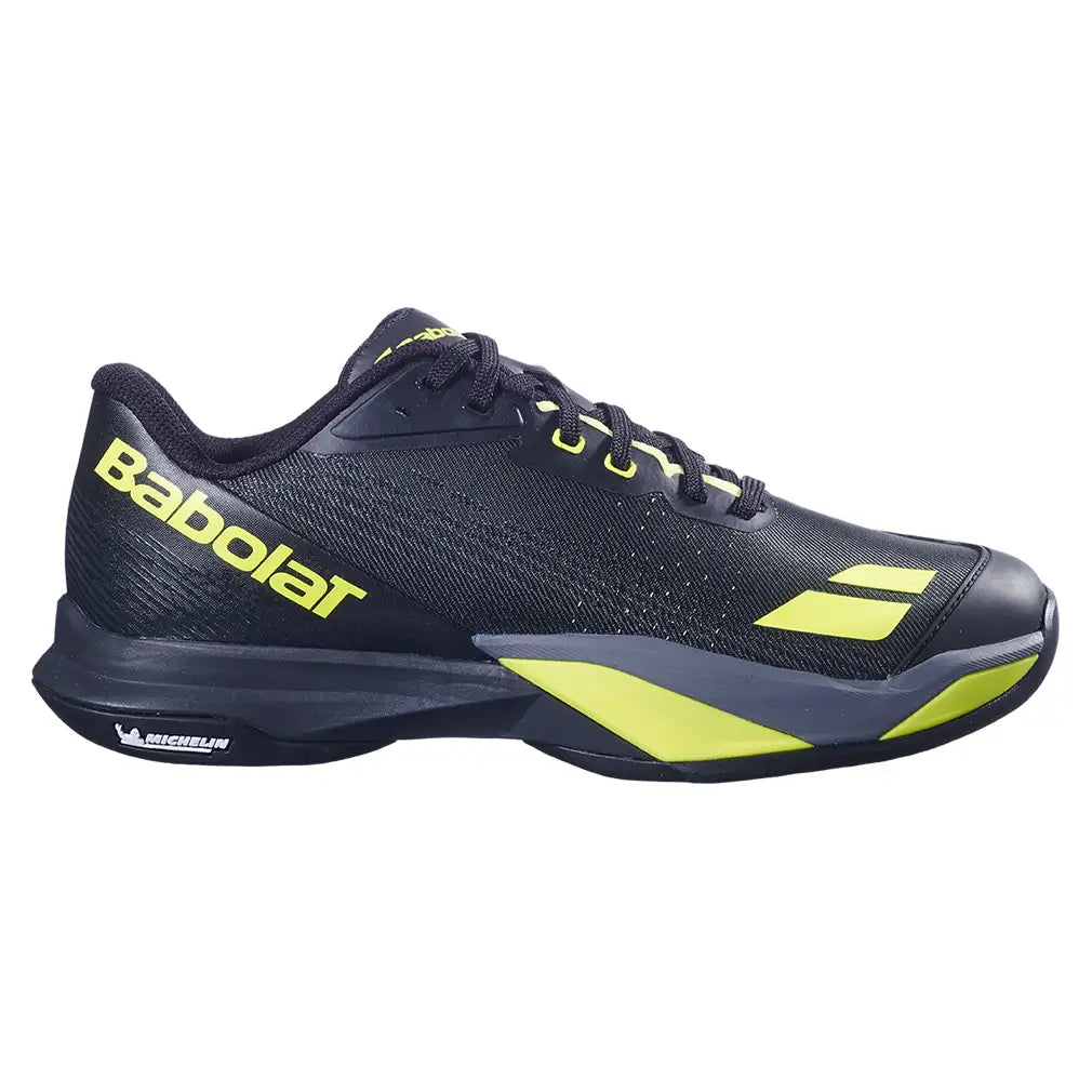 Men's Jet Mach 4 All Court Tennis Shoes Black and Aero
