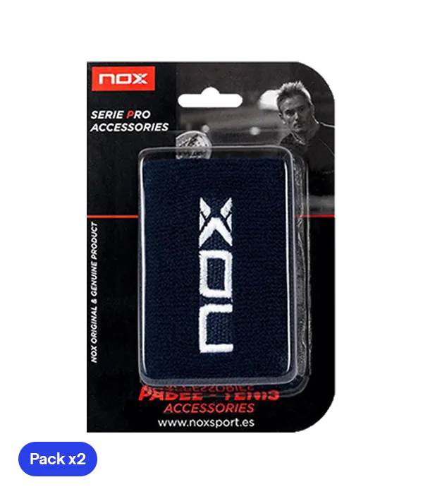 Wristband NOX Azul oscuro (Pack x2)
