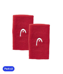 Wristband Largas HEAD Rojo (Pack x2)