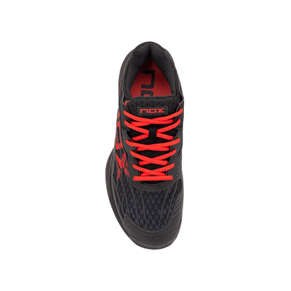 Padel Shoes NOX AT10 Lux Negro/Rojo