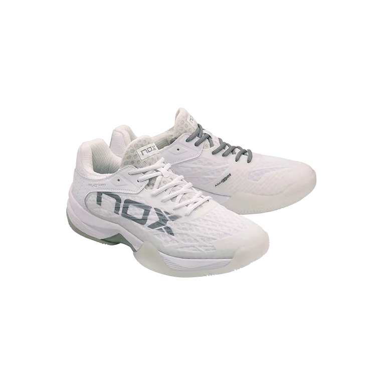 Padel Shoes NOX AT10 Lux Blanco/Gris