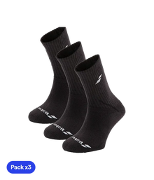 Socks Babolat Negro (Pack x3)