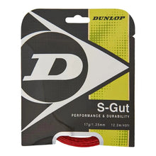 Red - S-Gut 17G Red Tennis String-Strings-Dunlop-31348-DEFAULT-L-Tennis Express