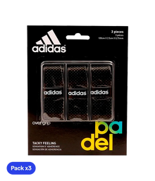 Overgrips Adidas Perforado Negro (Pack x3)