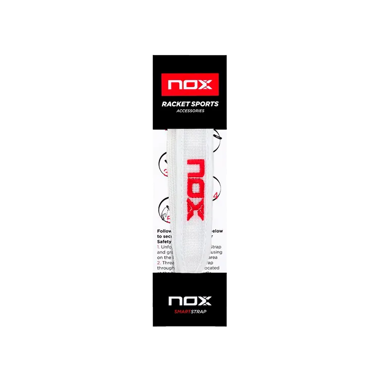 Cordón NOX Luxury Blanco/Rojo
