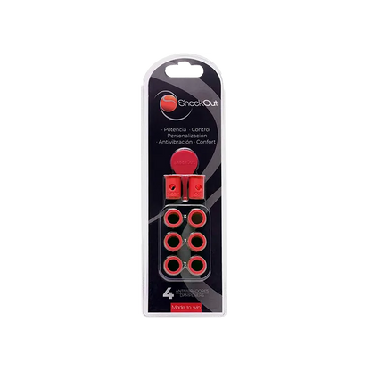 Antivibrador Shock Out Rojo