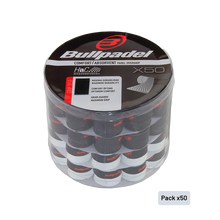 Tambor Overgrips Bullpadel GB1201 Perforados Negro/White (x50)