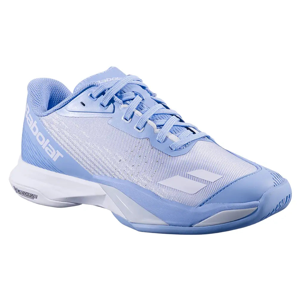 Women's Jet Mach 4 All Court Tennis Shoes Lavender and White-Footwear-Babolat-5.5-, [current_file_name-Tennis Express