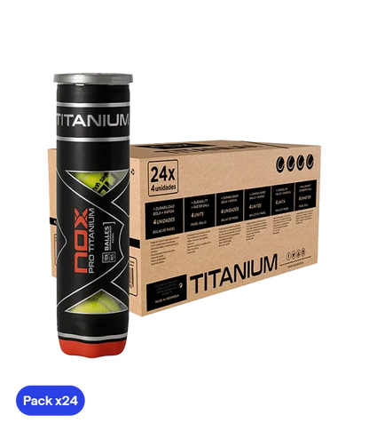 Box Balls  NOX Pro Titanium (x4)(Pack x24)