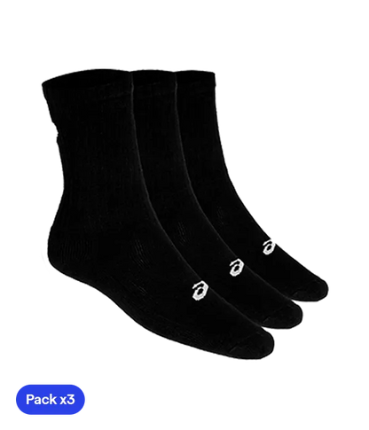 Socks Asics Crew (Pack x 3) Negro
