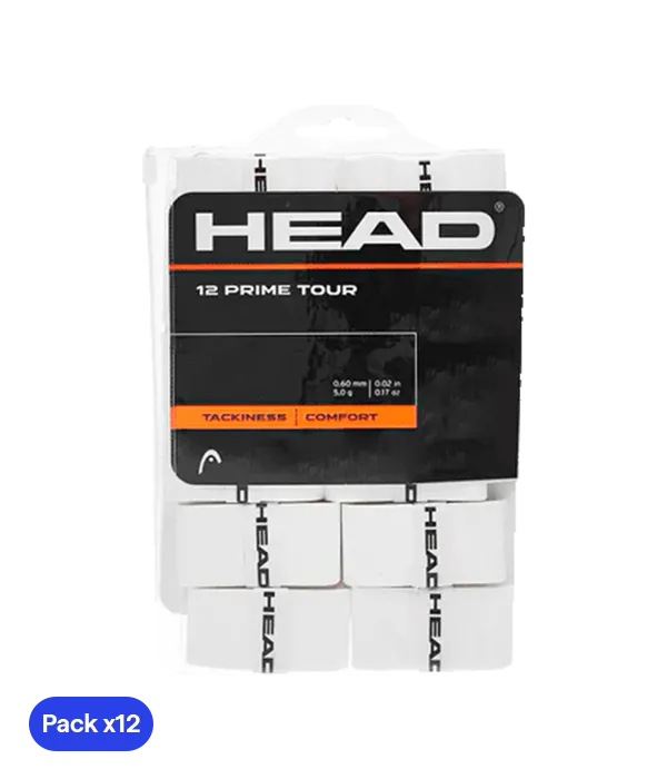 Overgrips HEAD Prime Tour White (Pack x12)