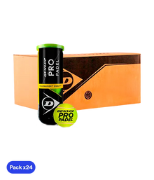 Box Balls  Dunlop Pro Padel (Pack x24)