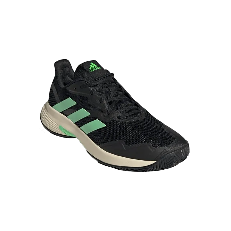 Padel Shoes Adidas CourtJam Control Clay Negras/Verde