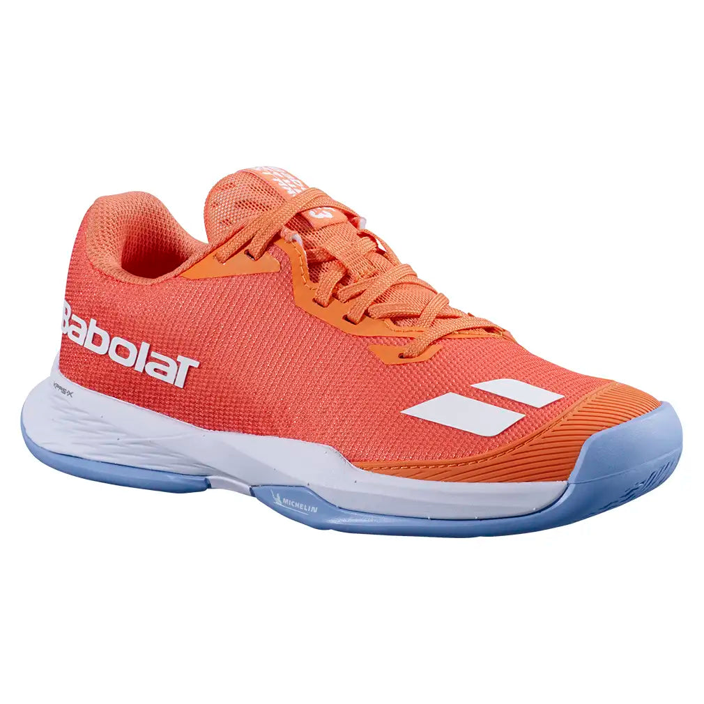 Juniors' Jet Mach 3 All Court Tennis Shoes Melon-Footwear-Babolat-Melon-13.5C, [current_file_name-Tennis Express