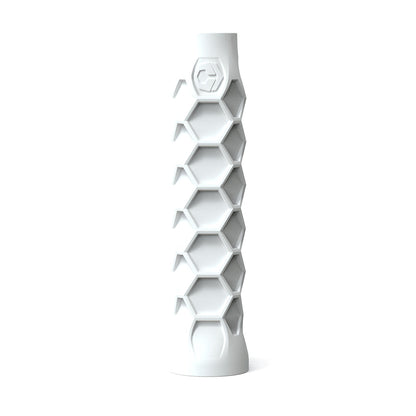 Hesacore Pickleball Elongated Grip - 6 Inches Long - Regular Feel - White