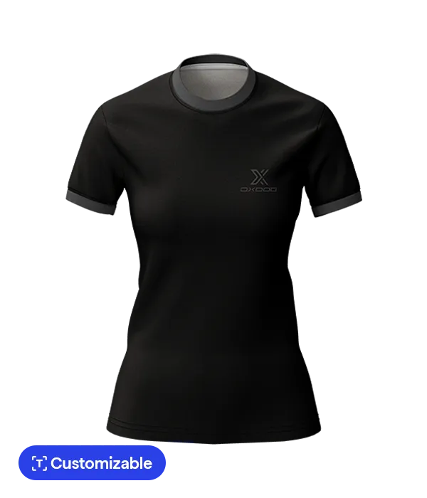 Camiseta Oxdog Tiebreak Mujer Negro