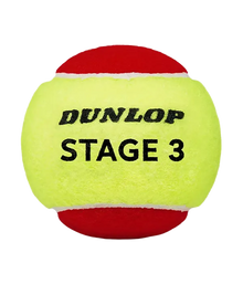 Balls  Dunlop Stage 3 Rojo/Amarillo (Pack x3) 2025
