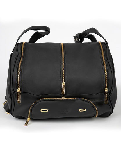 Cork Padel Leather Thermobag Black/Gold