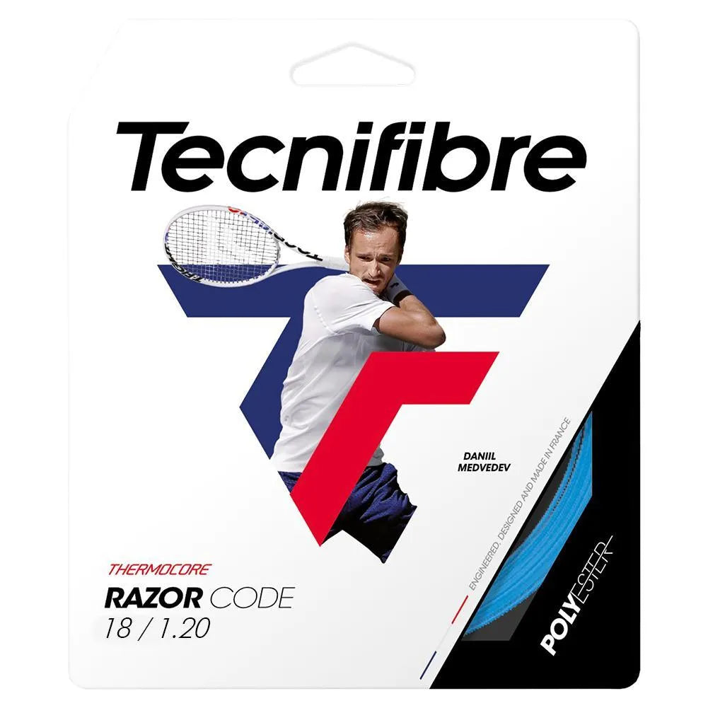 Razor Code 1.20MM/18G Tennis String Blue-Strings-Tecnifibre-39238-DEFAULT-L-Tennis Express