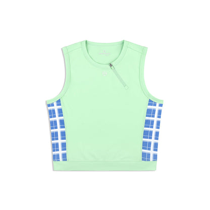 Sergio Tacchini Lara Cropped Top - Green Ash