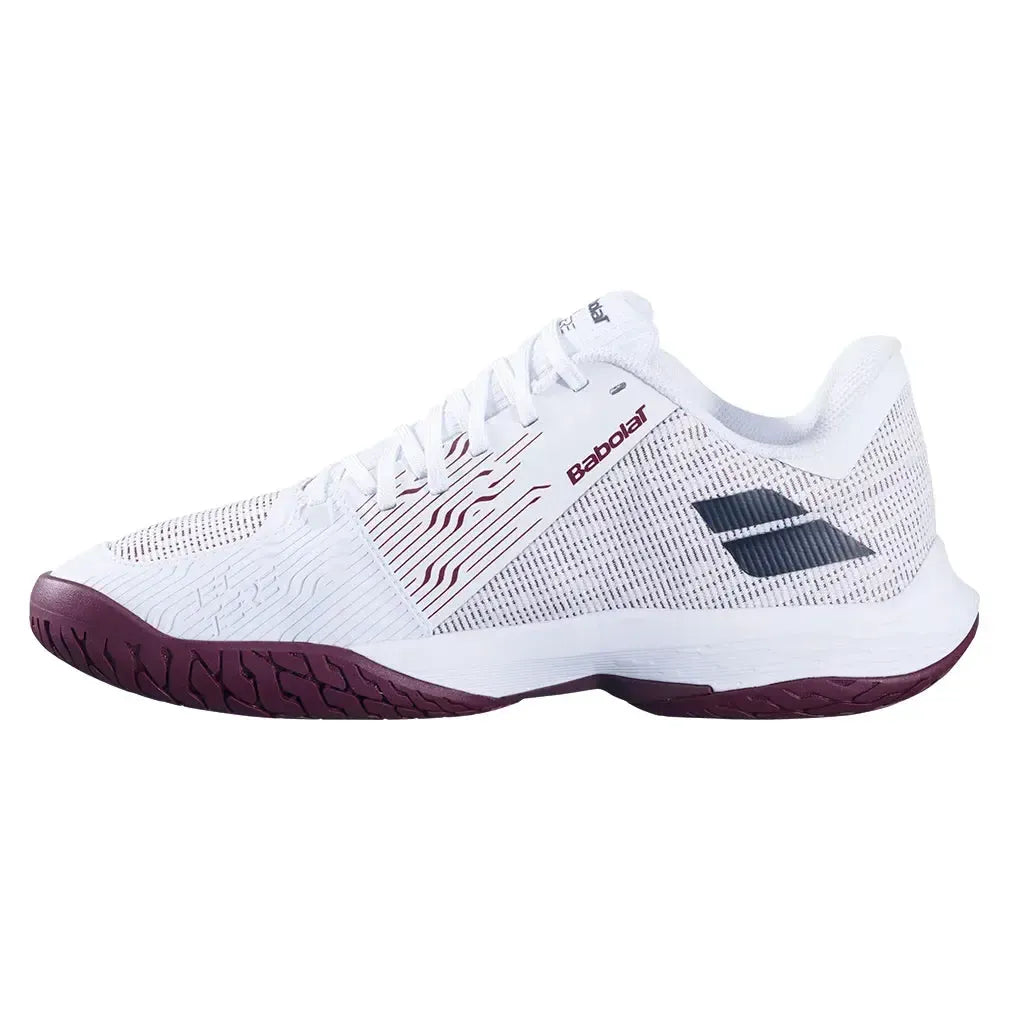Mens Jet Tere 2 All Court Tennis Shoes White and Port Royale