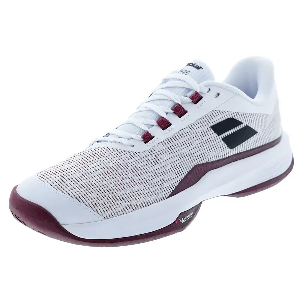 Mens Jet Tere 2 All Court Tennis Shoes White and Port Royale-Footwear-Babolat-3A0F25A649-1109F2501copy-Tennis Express