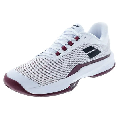Mens Jet Tere 2 All Court Tennis Shoes White and Port Royale-Footwear-Babolat-3A0F25A649-1109F2501copy-Tennis Express