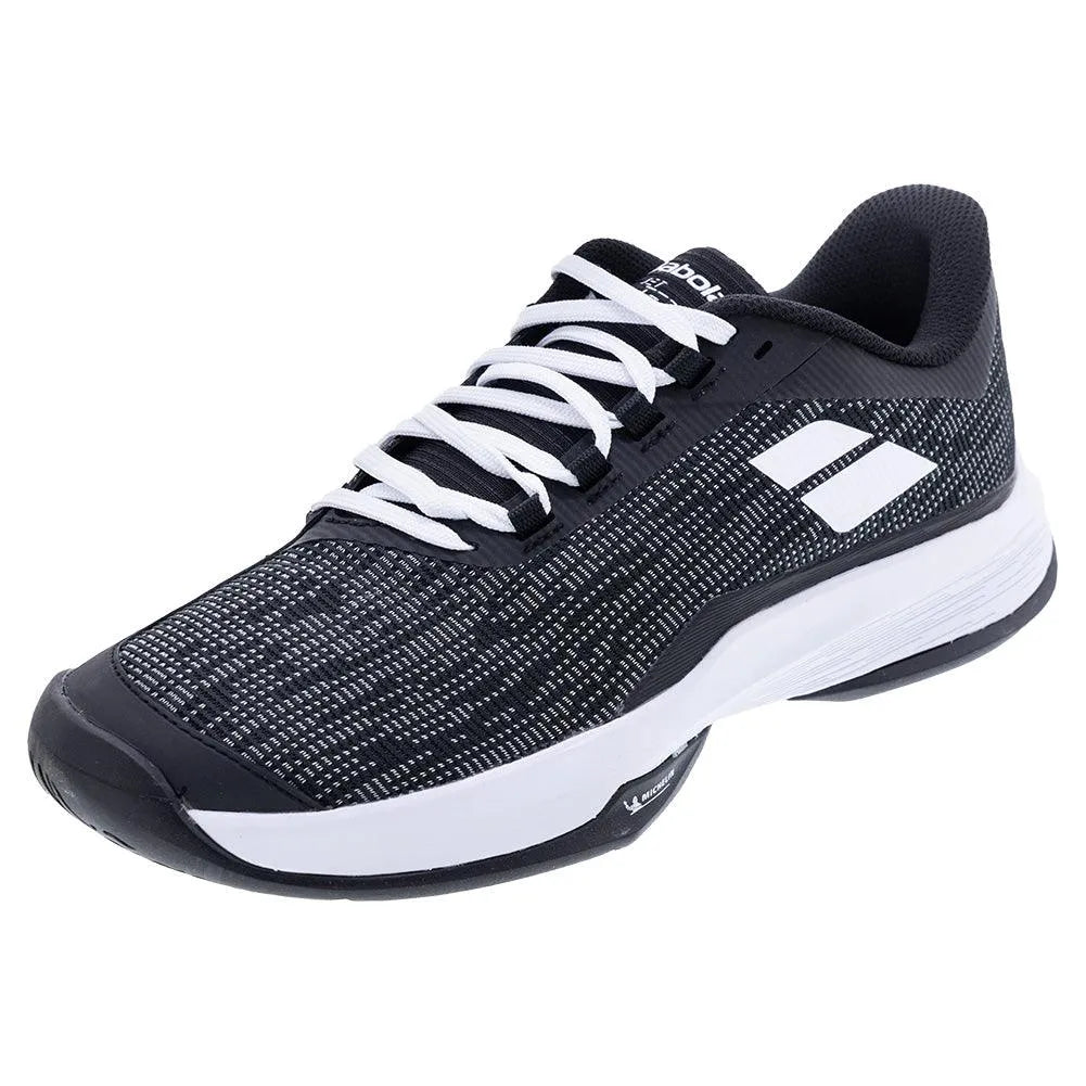 Men's Jet Tere 2 Tennis Shoes Black and White-Footwear-Babolat-3A0S25A649-2001S25_1ee412e0-53e2-4ba9-a820-63c0c2c6defc-Tennis Express