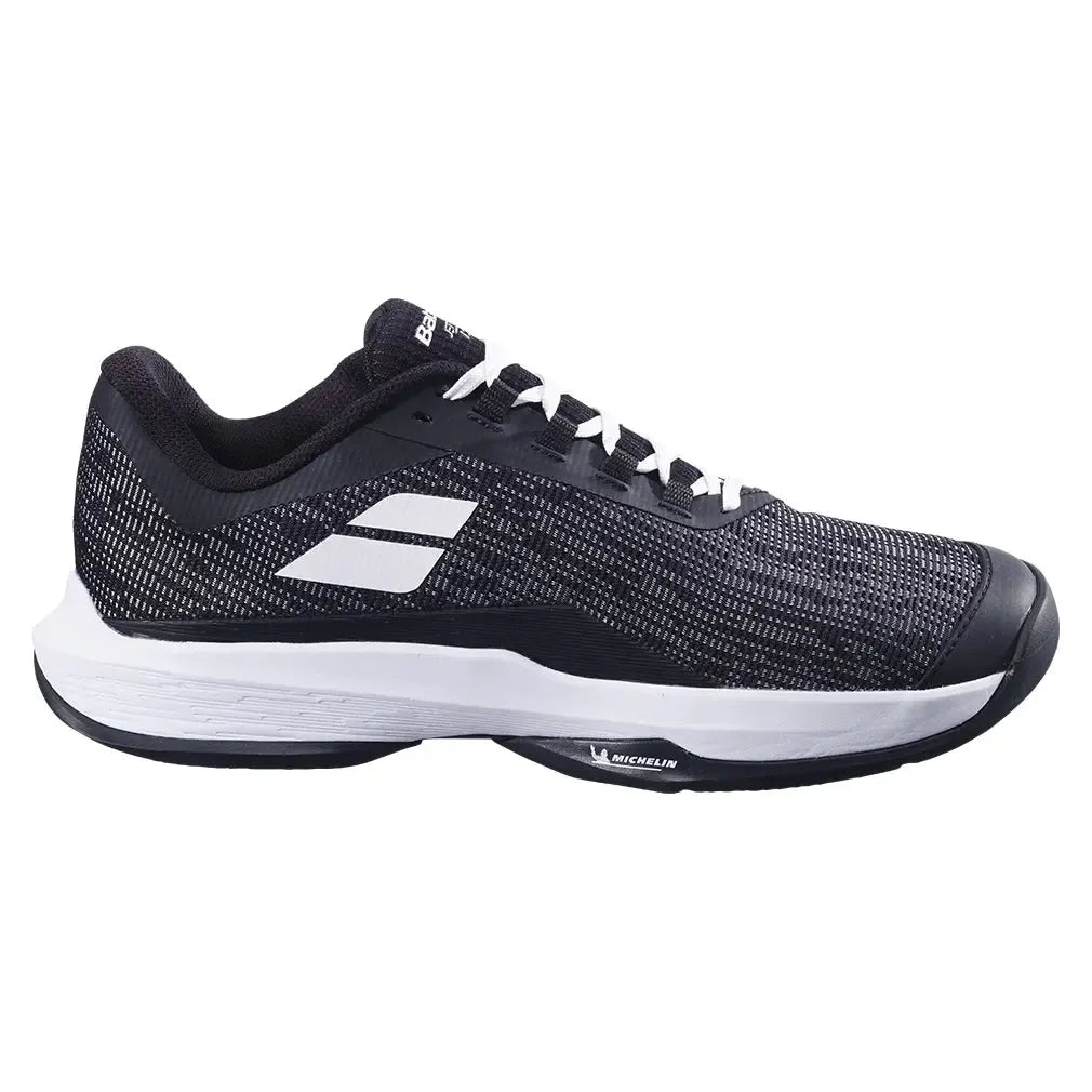 Men's Jet Tere 2 Clay Tennis Shoes Black and White