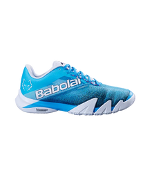Padel Shoes Babolat Jet Premura 2 Cyan Blue/White 2025 J. Lebrón