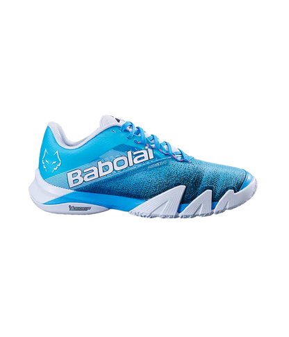 Padel Shoes Babolat Jet Premura 2 Cyan Blue/White 2025 J. Lebrón