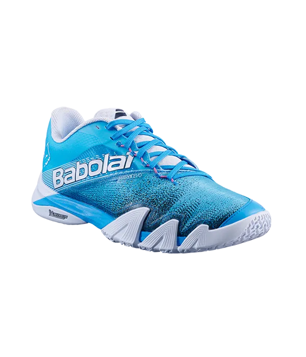 Padel Shoes Babolat Jet Premura 2 Cyan Blue/White 2025 J. Lebrón