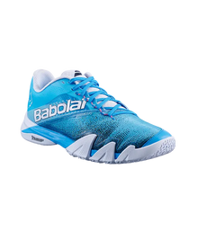 Padel Shoes Babolat Jet Premura 2 Cyan Blue/White 2025 J. Lebrón