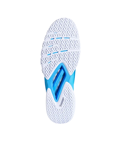 Padel Shoes Babolat Jet Premura 2 Cyan Blue/White 2025 J. Lebrón