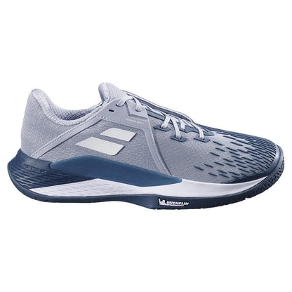 Men's Propulse Fury 3 Tennis Shoes Grey and White