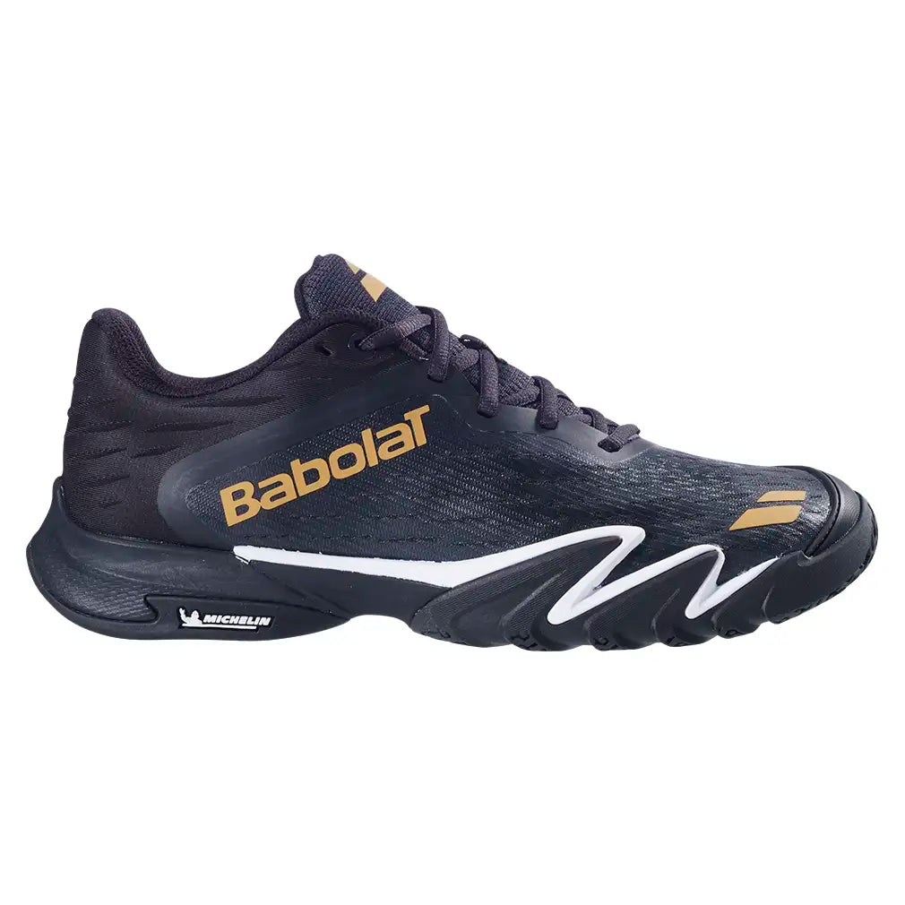 Men's Premura 3 Padel Shoes Black and Gold
