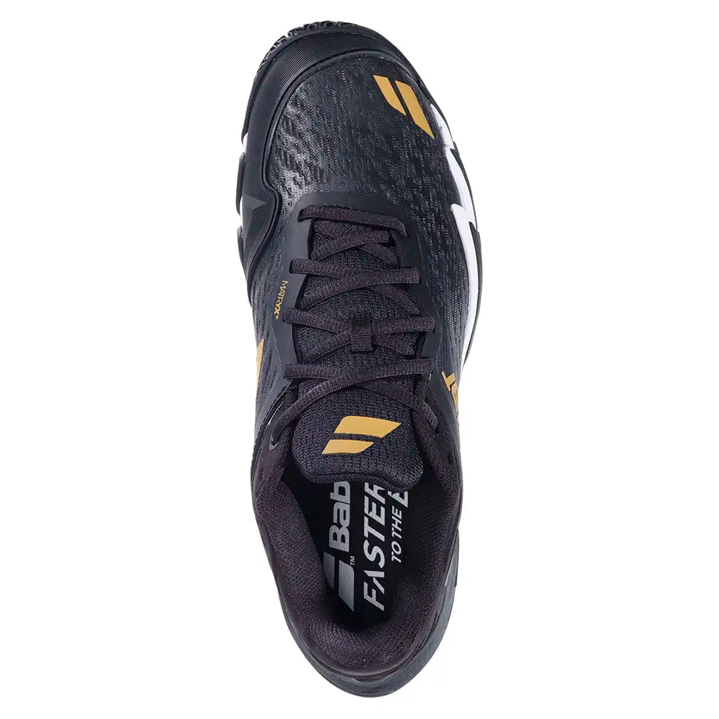 Men's Premura 3 Padel Shoes Black and Gold