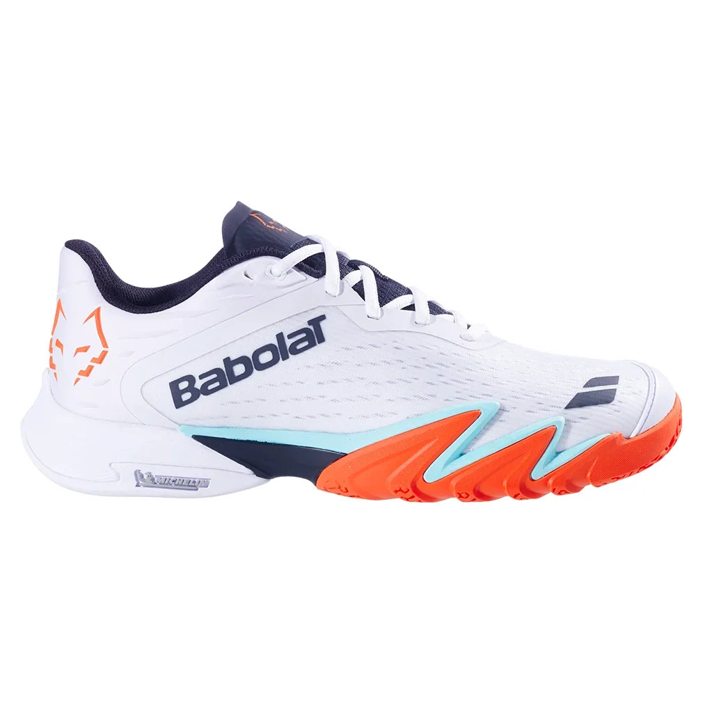Mens J.Lebron Premura 3 Padel Shoes White and Orange
