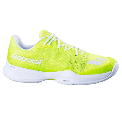 Women's Jet Mach Pickleball Shoes Fluo Yellow and White