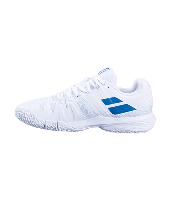 Padel Shoes Babolat Sensa Mujer White/Cool Blue 2025