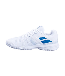Padel Shoes Babolat Sensa Mujer White/Cool Blue 2025