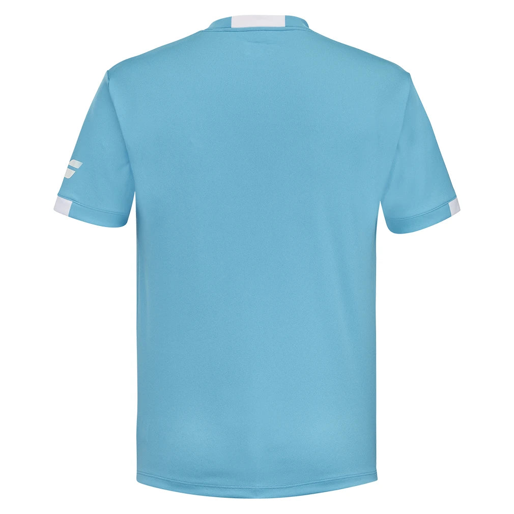 Boys' Play Crew Neck Tennis Top Cyan Blue