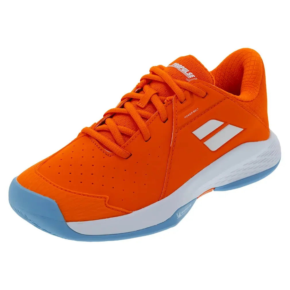 Juniors' Propulse 3 Tennis Shoes Orange Peel-Footwear-Babolat-3KJ2S25A478-6022U25copy-Tennis Express