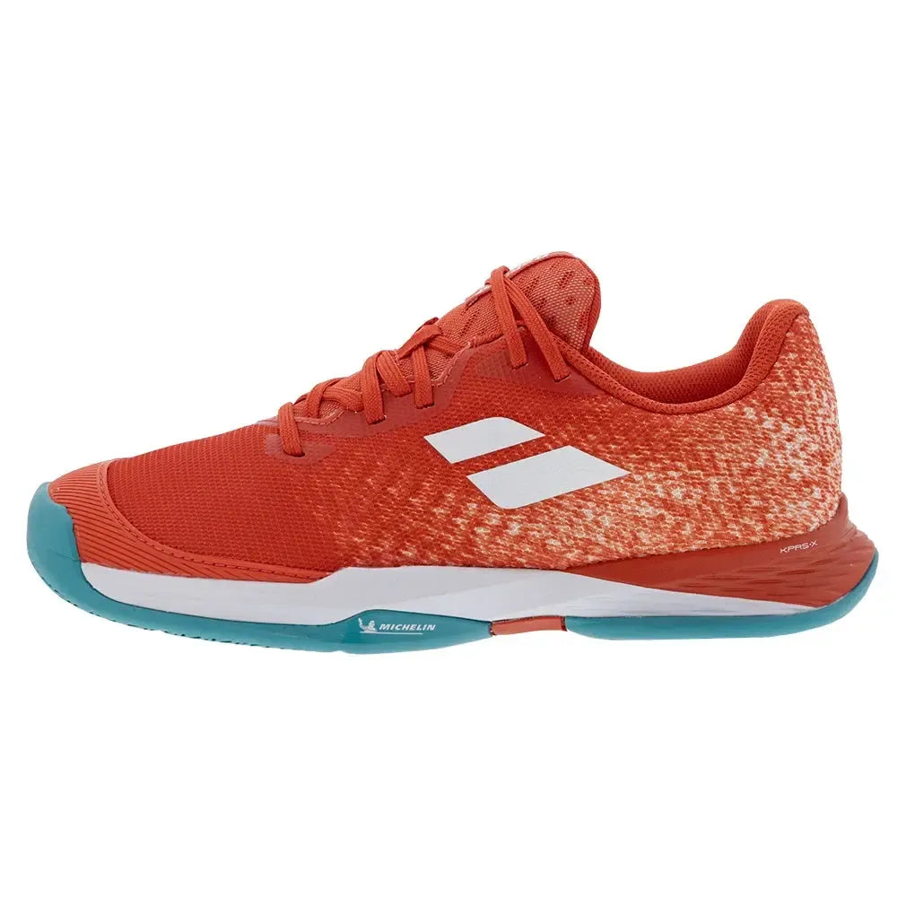 Juniors' Jet Mach 3 Tennis Shoes Fiesta Red