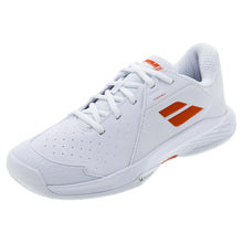 Juniors' Propulse 3 Tennis Shoes White and Coral-Footwear-Babolat-3KJ3S25A884-1038S25-Tennis Express