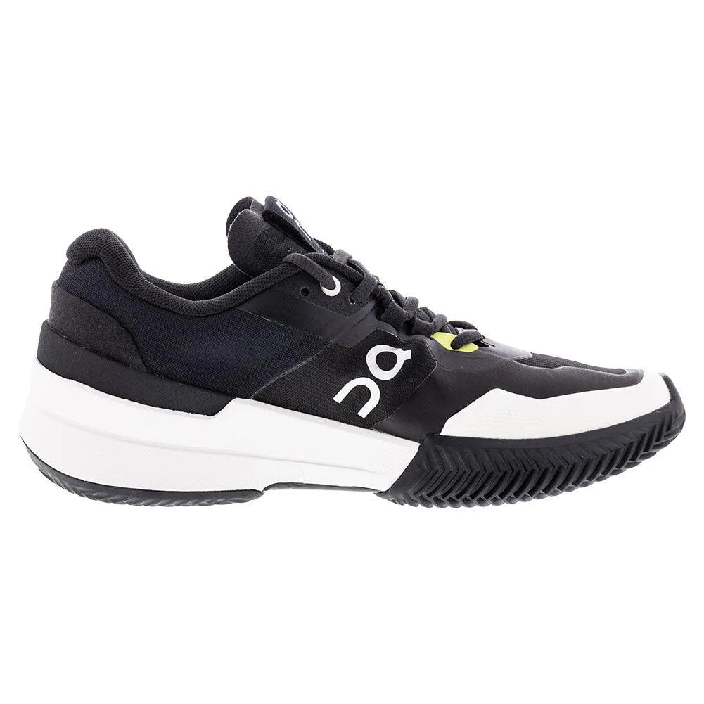 Men's THE ROGER Pro 2 Clay Tennis Shoes Black and Lime