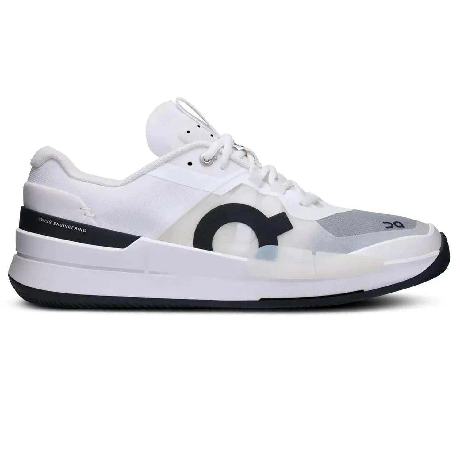 Men's The Roger Pro 2 Clay Tennis Shoes White and Black-Footwear-On-3ME10570462-U24-1-2-[Sku]-Tennis Express