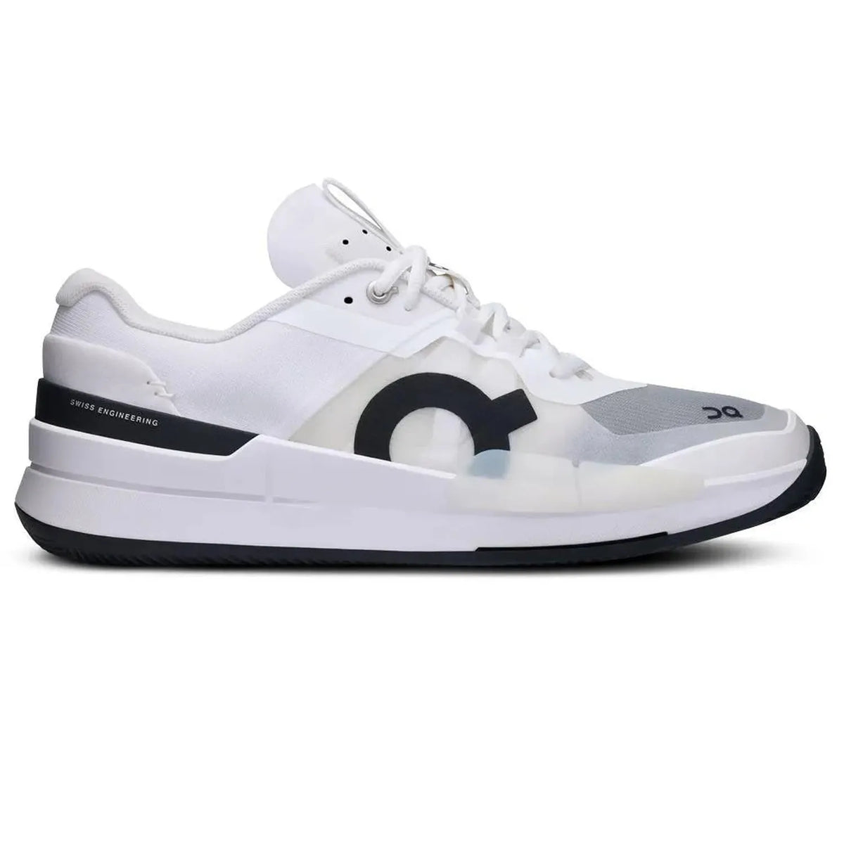Men's The Roger Pro 2 Clay Tennis Shoes White and Black-Footwear-On-3ME10570462-U24-1-2-[Sku]-Tennis Express