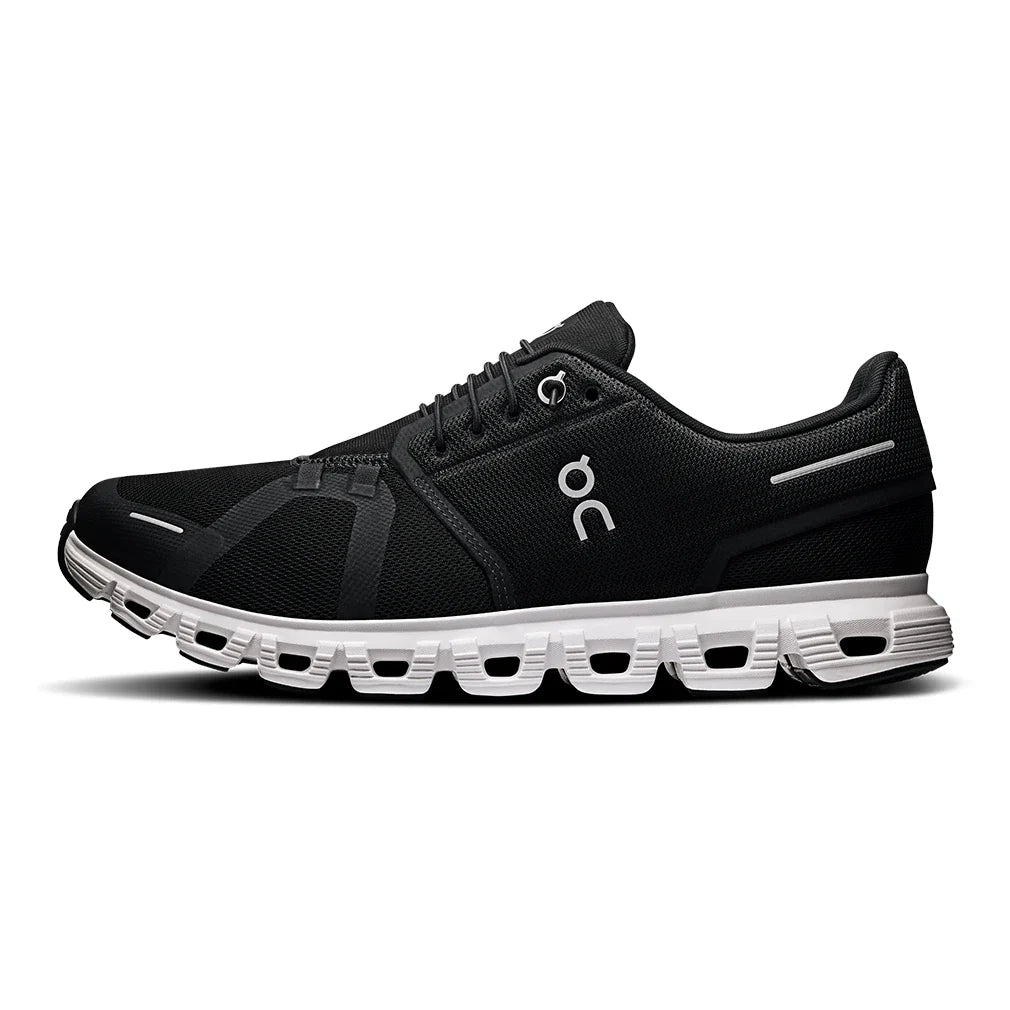 Men's Cloud 6 Shoes Black and White